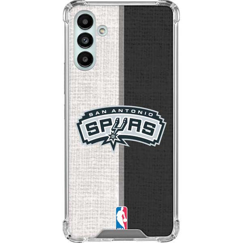 NBA San Antonio Spurs Canvas Galaxy A13 5G Clear Case