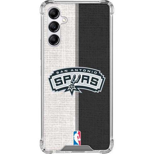 NBA San Antonio Spurs Canvas Galaxy A14 5G Clear Case