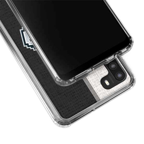 NBA San Antonio Spurs Canvas Galaxy A21 Clear Case