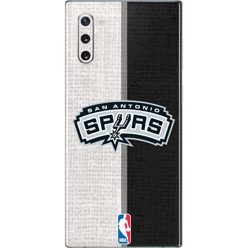 NBA San Antonio Spurs Canvas Galaxy Note 10 Skin