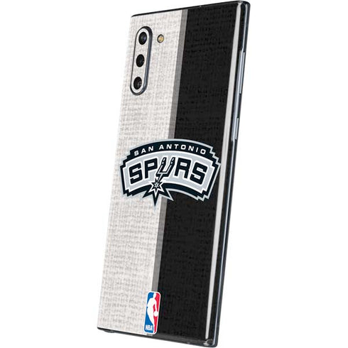 NBA San Antonio Spurs Canvas Galaxy Note 10 Skin