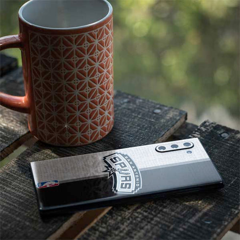 NBA San Antonio Spurs Canvas Galaxy Note 10 Skin