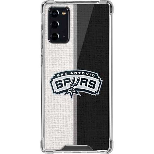 NBA San Antonio Spurs Canvas Galaxy Note20 5G Clear Case