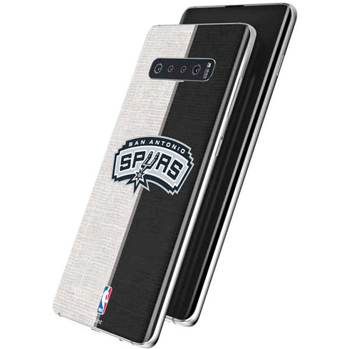 NBA San Antonio Spurs Canvas Galaxy S10 Plus Skin