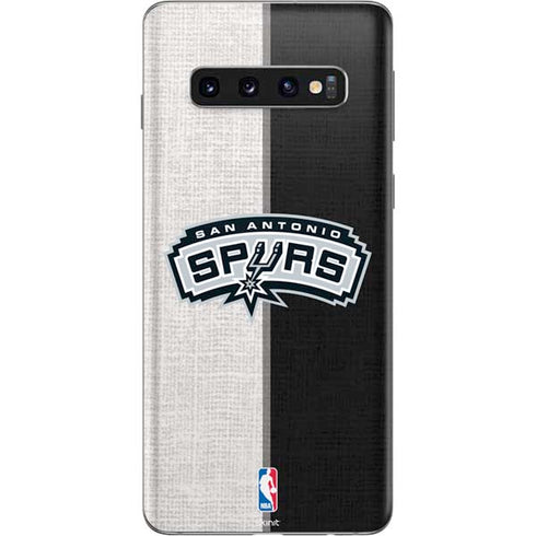NBA San Antonio Spurs Canvas Galaxy S10 Skin