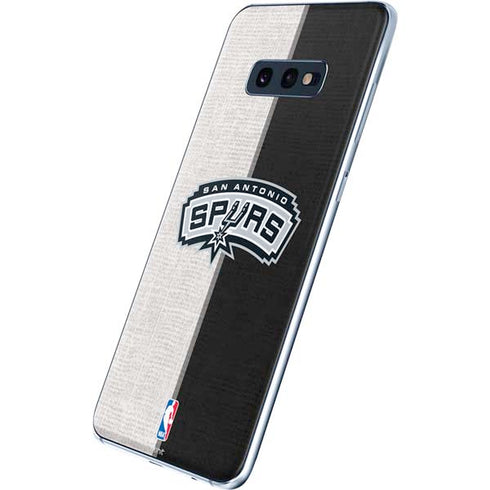 NBA San Antonio Spurs Canvas Galaxy S10e Skin