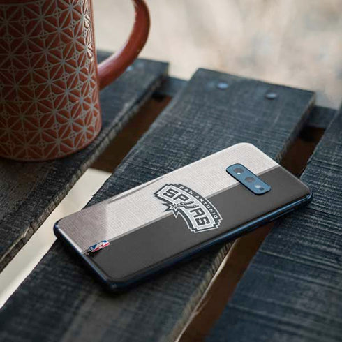 NBA San Antonio Spurs Canvas Galaxy S10e Skin