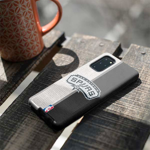 NBA San Antonio Spurs Canvas Galaxy S20 Plus Pro Case