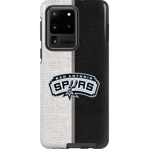 NBA San Antonio Spurs Canvas Galaxy S20 Ultra 5G Pro Case