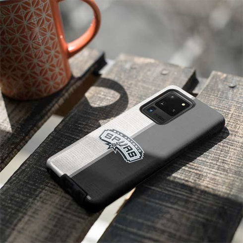 NBA San Antonio Spurs Canvas Galaxy S20 Ultra 5G Pro Case