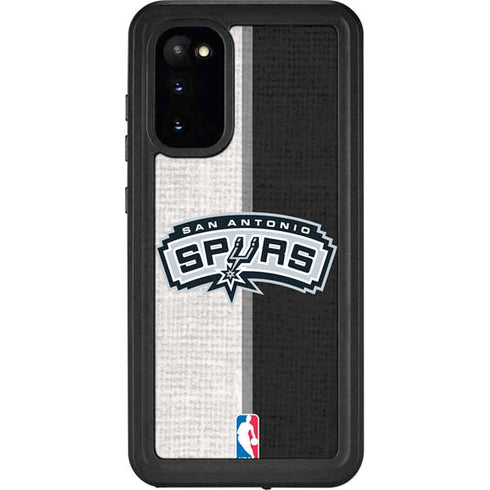 NBA San Antonio Spurs Canvas Galaxy S20 Waterproof Case
