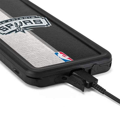 NBA San Antonio Spurs Canvas Galaxy S20 Waterproof Case