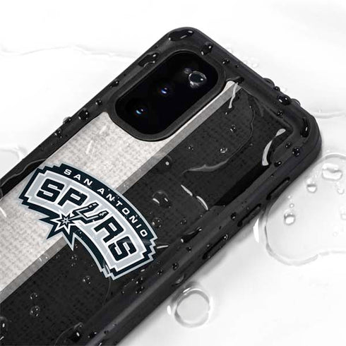NBA San Antonio Spurs Canvas Galaxy S20 Waterproof Case