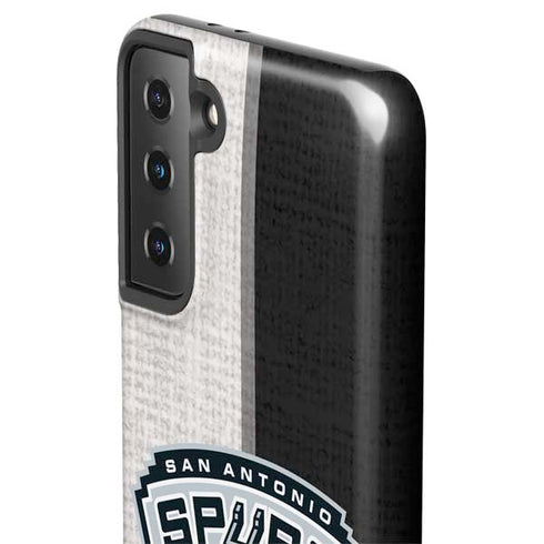 NBA San Antonio Spurs Canvas Galaxy S21 FE Pro Case