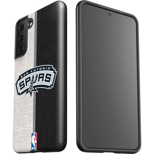 NBA San Antonio Spurs Canvas Galaxy S21 FE Pro Case