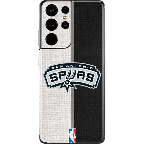 NBA San Antonio Spurs Canvas Galaxy S21 Ultra 5G Skin