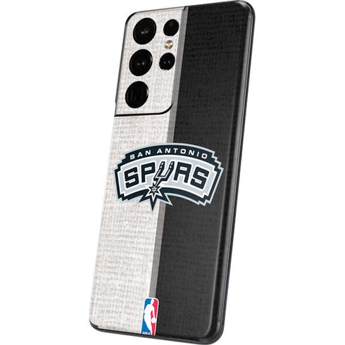 NBA San Antonio Spurs Canvas Galaxy S21 Ultra 5G Skin