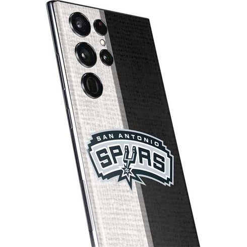 NBA San Antonio Spurs Canvas Galaxy S22 Ultra Skin