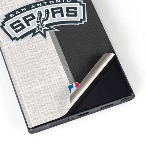 NBA San Antonio Spurs Canvas Galaxy S22 Ultra Skin