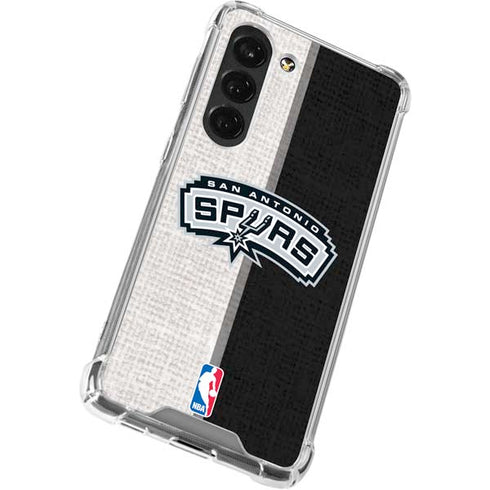 NBA San Antonio Spurs Canvas Galaxy S23 Clear Case