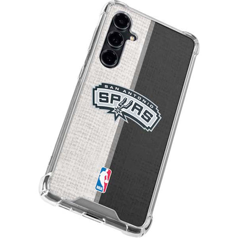 NBA San Antonio Spurs Canvas Galaxy S23 FE Clear Case
