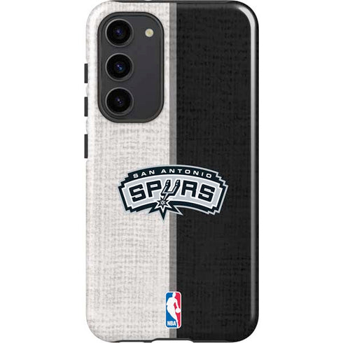 NBA San Antonio Spurs Canvas Galaxy S23 Plus Pro Case
