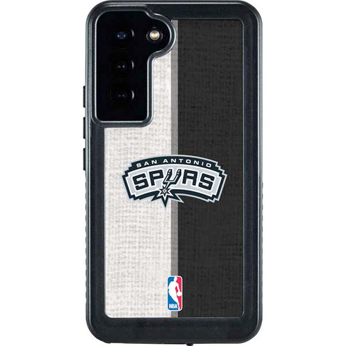 NBA San Antonio Spurs Canvas Galaxy S23 Plus Waterproof Case