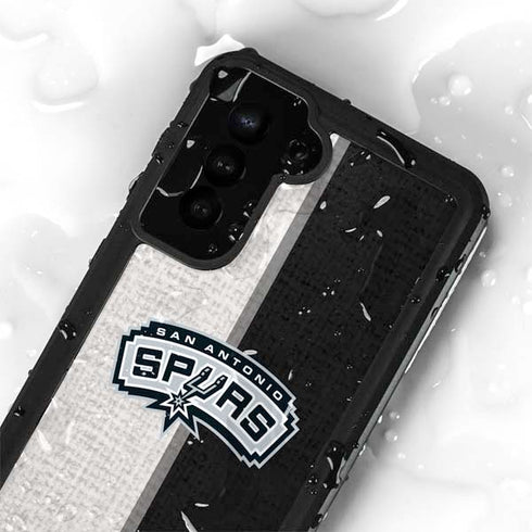 NBA San Antonio Spurs Canvas Galaxy S23 Plus Waterproof Case