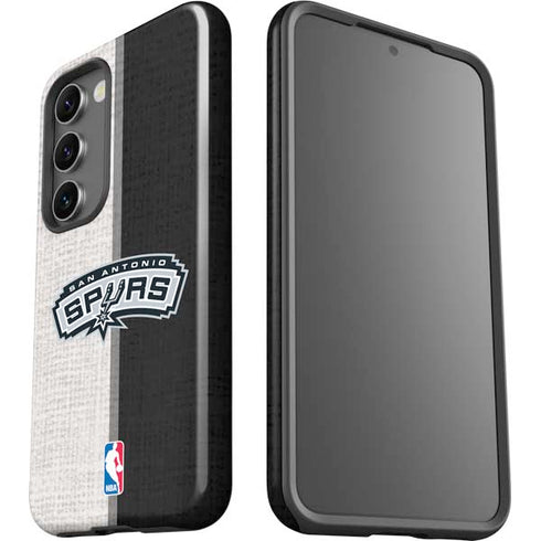 NBA San Antonio Spurs Canvas Galaxy S23 Pro Case