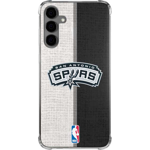 NBA San Antonio Spurs Canvas Galaxy S24 Plus Clear Case