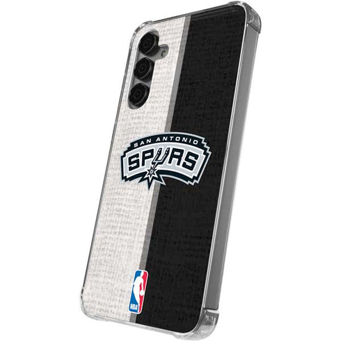 NBA San Antonio Spurs Canvas Galaxy S24 Plus Clear Case