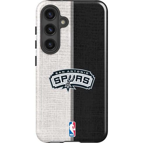 NBA San Antonio Spurs Canvas Galaxy S24 Plus Impact Case