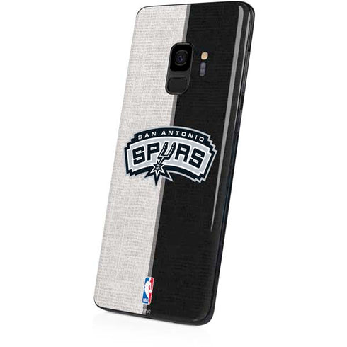 NBA San Antonio Spurs Canvas Galaxy S9 Skin