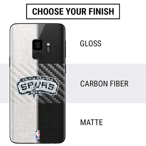 NBA San Antonio Spurs Canvas Galaxy S9 Skin