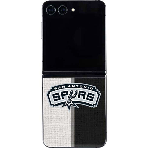 NBA San Antonio Spurs Canvas Galaxy Z Flip5 5G Skin
