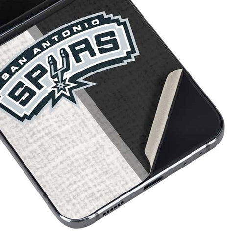 NBA San Antonio Spurs Canvas Galaxy Z Flip5 5G Skin