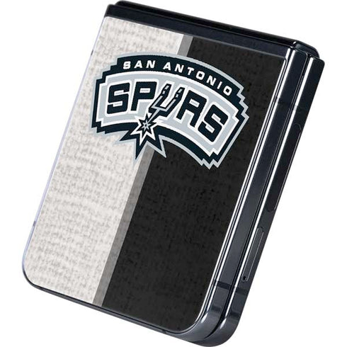 NBA San Antonio Spurs Canvas Galaxy Z Flip5 5G Skin