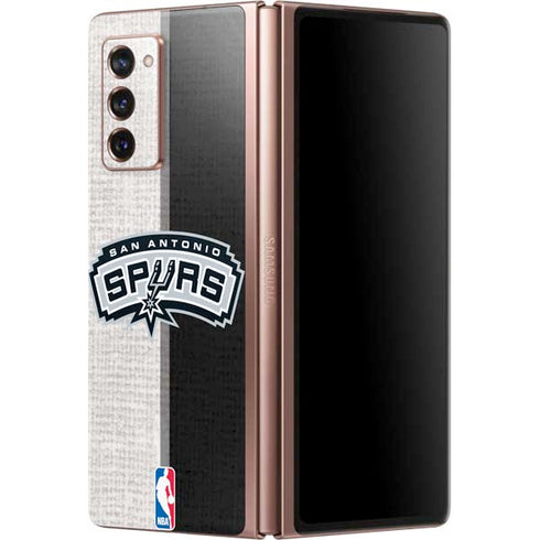 NBA San Antonio Spurs Canvas Galaxy Z Fold2 5G Skin