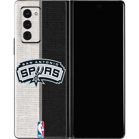 NBA San Antonio Spurs Canvas Galaxy Z Fold2 5G Skin