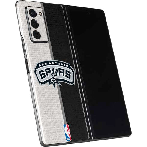 NBA San Antonio Spurs Canvas Galaxy Z Fold2 5G Skin