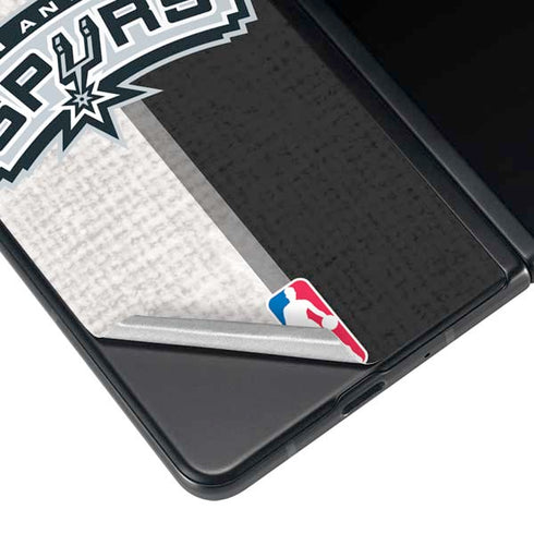 NBA San Antonio Spurs Canvas Galaxy Z Fold3 5G Skin