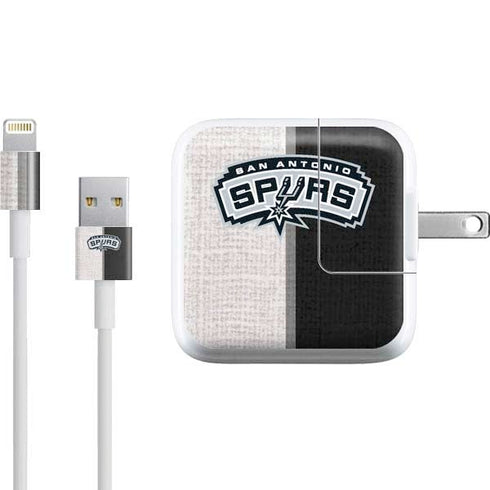 NBA San Antonio Spurs Canvas iPad Charger (10W USB) Skin