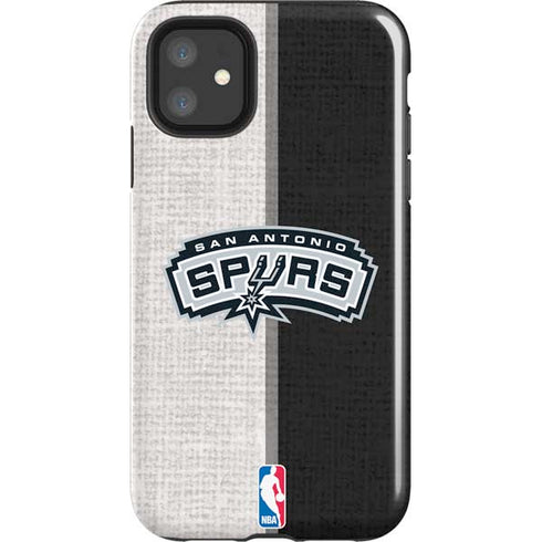 NBA San Antonio Spurs Canvas iPhone 11 Impact Case
