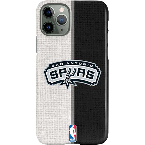 NBA San Antonio Spurs Canvas iPhone 11 Pro Lite Case