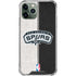NBA San Antonio Spurs Canvas iPhone 11 Pro Max Clear Case