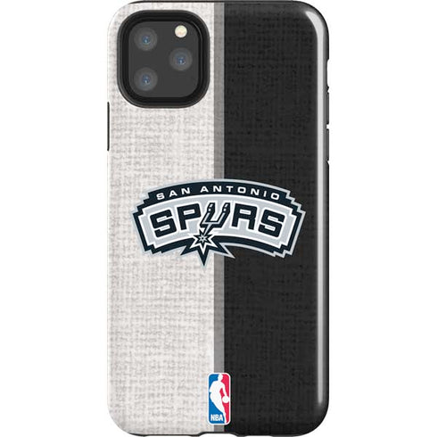 NBA San Antonio Spurs Canvas iPhone 11 Pro Max Impact Case