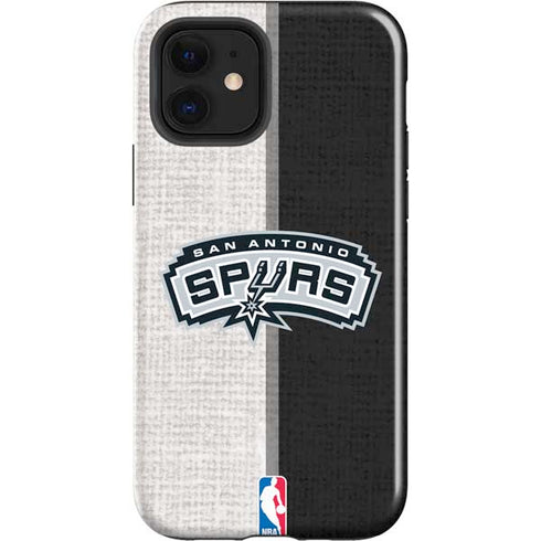 NBA San Antonio Spurs Canvas iPhone 12 Impact Case