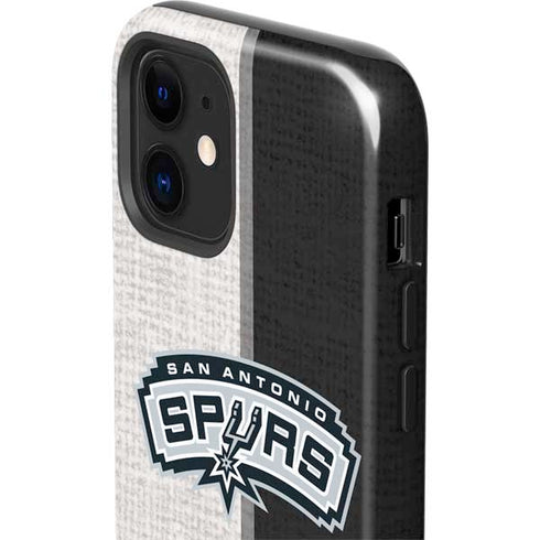 NBA San Antonio Spurs Canvas iPhone 12 Impact Case