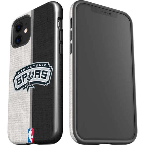NBA San Antonio Spurs Canvas iPhone 12 Impact Case
