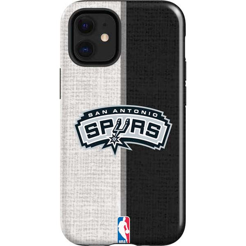 NBA San Antonio Spurs Canvas iPhone 12 Mini Impact Case